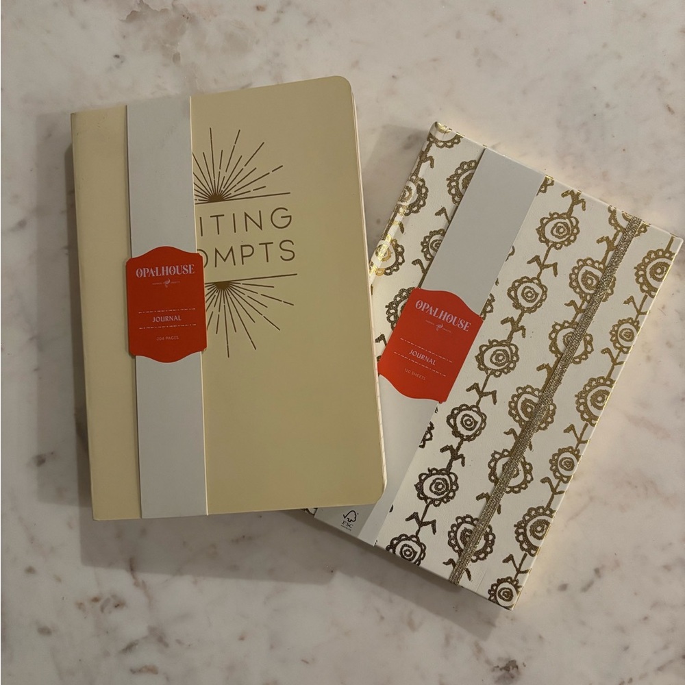 Opalhouse Beige and Gold Notebook Duo